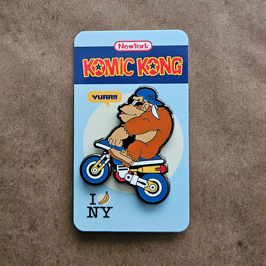 New York Komic Kong 🍌🧢💪  Brolic 2" high Hard Enamel Pin